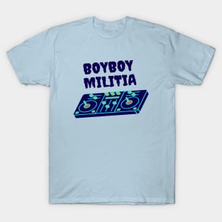 Boyboy Militia - Vinyl collection (blue) T-Shirt